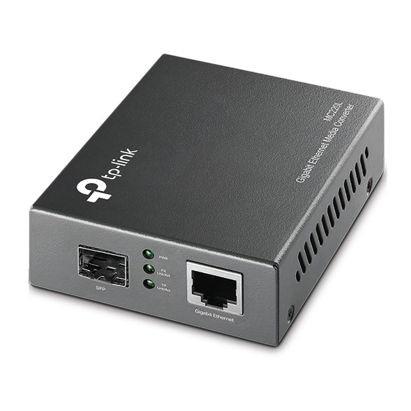 TP-LINK MC220L media konwerter 1x SFP 1xRJ45 1000M z auto-negocjacją