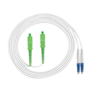 FIBERM Patchcord SC/APC-LC/UPC 2m Single Mode Duplex włókno G657A 2,0mm PVC