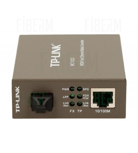 TP-LINK MC112CS Media Converter WDM TX 1310 1xSC/UPC 1xRJ45 10/100