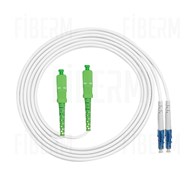 FIBERM Patchcord SC/APC-LC/UPC 3m Single Mode Duplex Fiber G657A 2