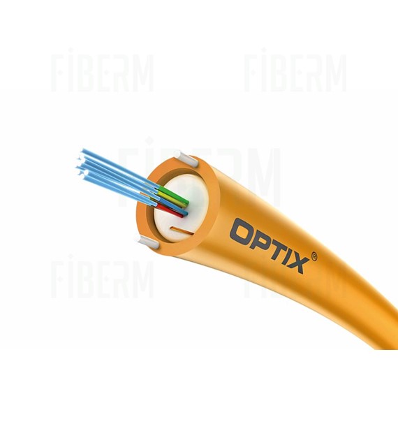 OPTIX Kabel światłowodowy DAC Z-XOTKtcd 12J 1kN, jednotubowy, średnica 6,0mm