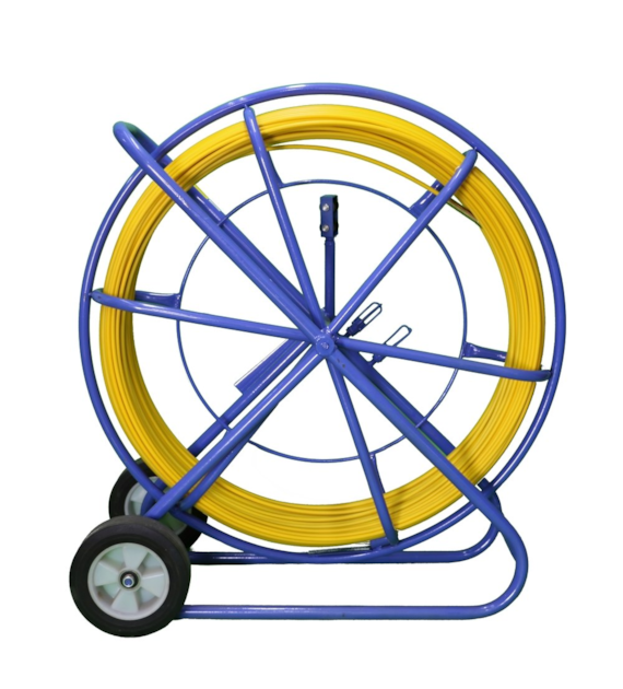 Pilot do wciągania kabli 11mm 150m na stojaku (włókno szklane, stalka)