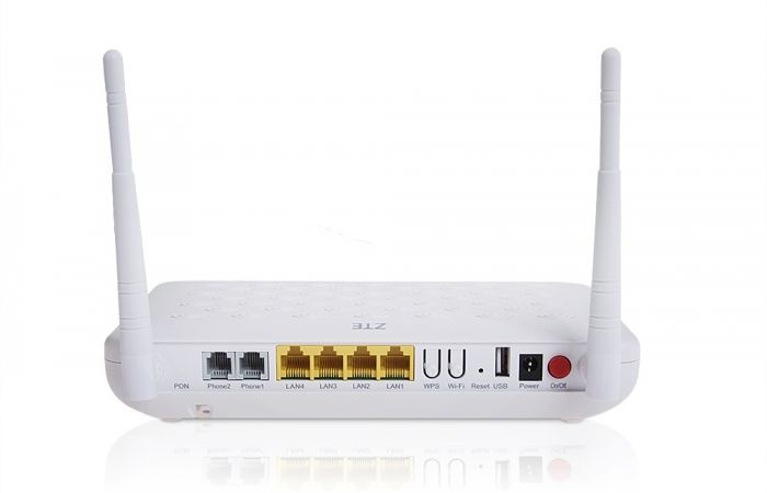 ZTE ZXHN F660 CE GPON ONT 4x GE, 2x POTS, 1x USB, WiFi