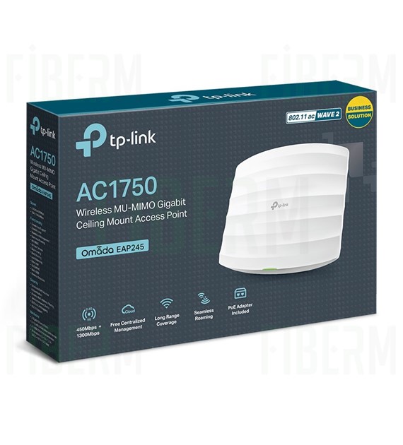TP-LINK EAP245 Access Point sufitowy AC1750 1xGE PoE