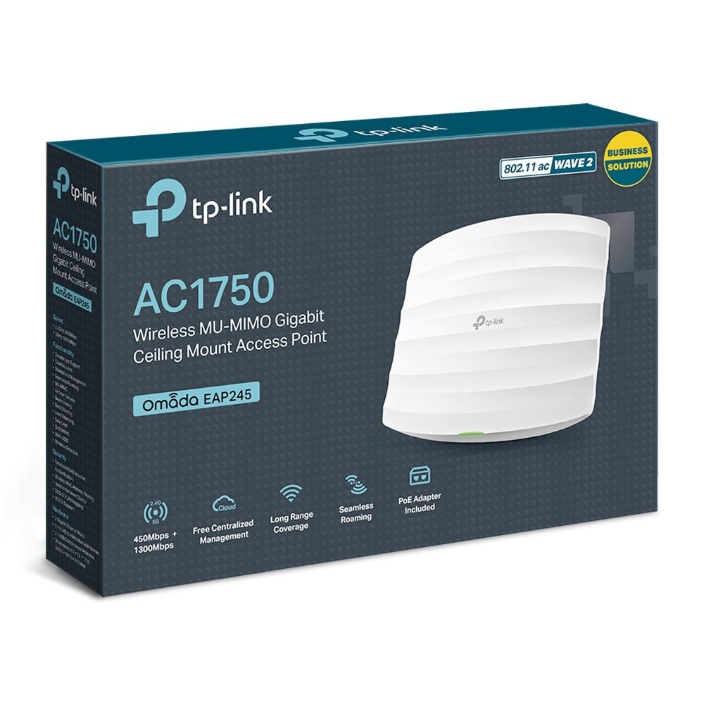 TP-LINK EAP245 Access Point sufitowy AC1750 1xGE PoE