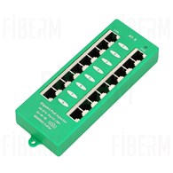 EXTRALINK active PoE Injector 8 porty Gigabit 802.3at/af