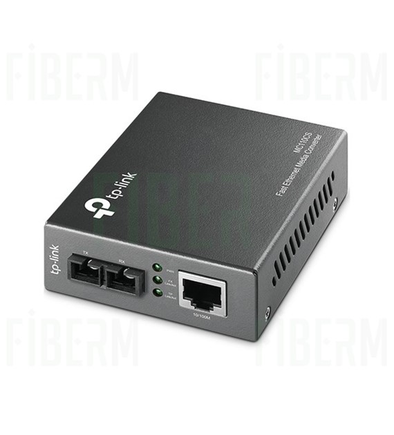 TP-LINK MC110CS Media Converter DUAL TX/RX 1310 2xSC/UPC 1xRJ45 10/100