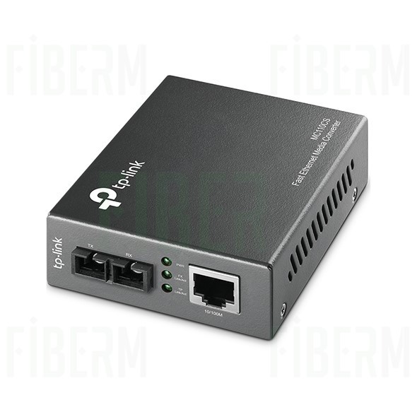 TP-LINK MC110CS Medienkonverter DUAL TX/RX 1310 2xSC/UPC 1xRJ45 10/100