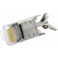 Wtyk RJ-45 FTP z zaciskiem ekranu opakowanie 100 sztuk