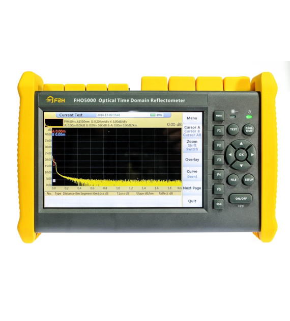 Reflektometr OTDR Grandway FHO5000-T40F (1310/1550/1625nm, 40/38/38dB with filter for 1625nm)
