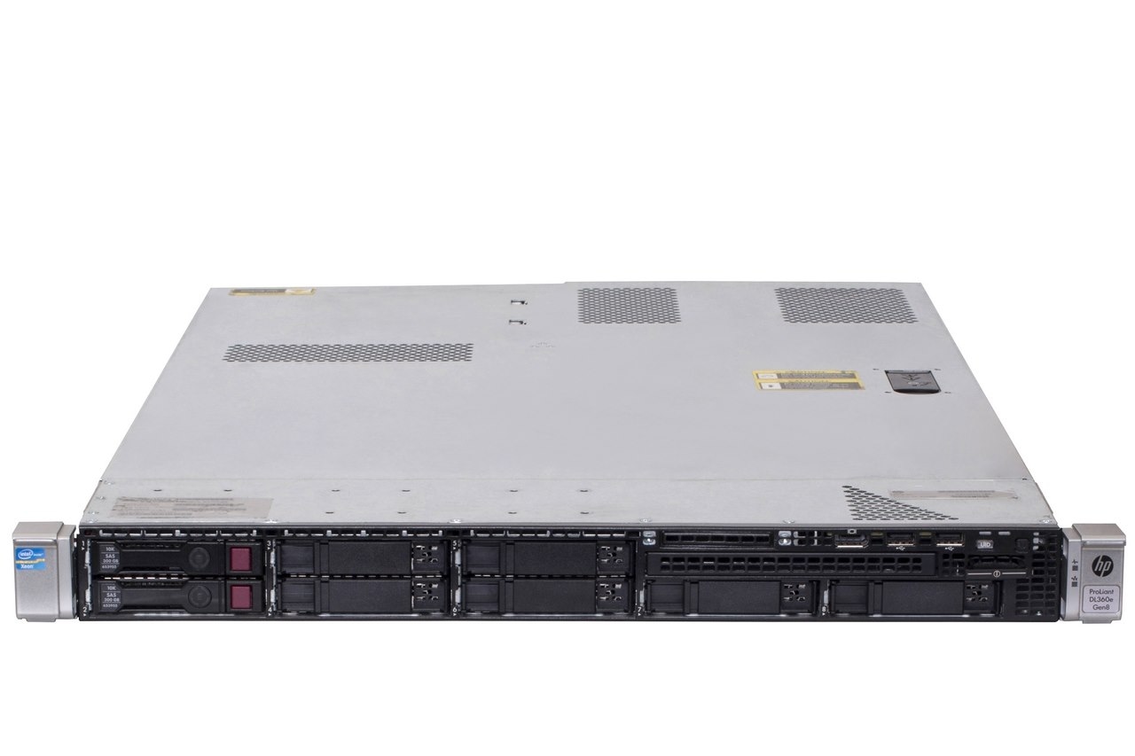 Serwer HP DL360E G8 2x E5-2450L 1,86GHz, 8GB RAM, 5x146GB