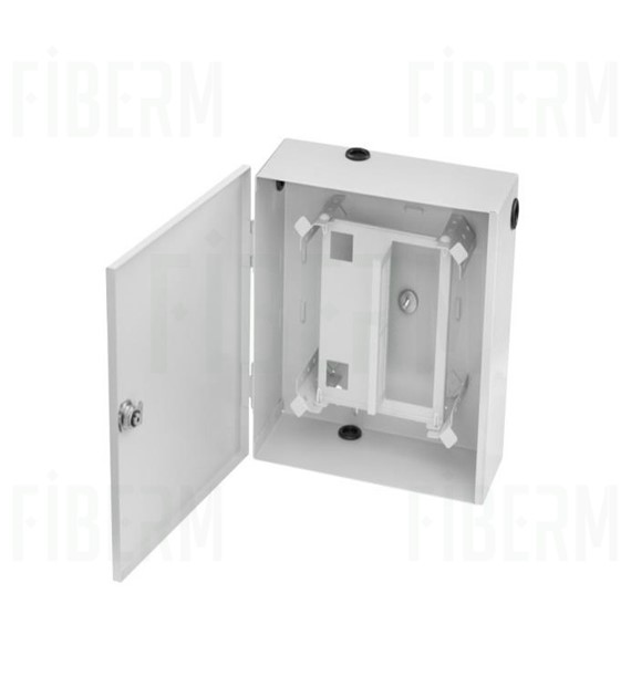 FIBERM Easy Access Cable Reserve Cabinet 25/25/10 with 12 x SC Duplex Switching Panel