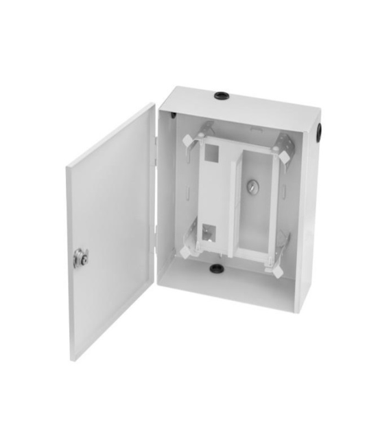 FIBERM Szafka zapasu kabla łatwego dostępu 25/25/10 z polem komutacyjnym 12 x SC Duplex