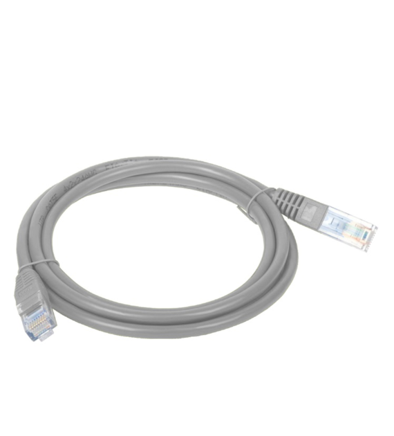 FIBERM Patchcord CAT5E 0,25M Szary