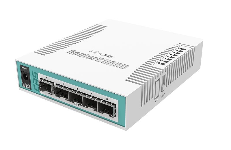 Mikrotik Cloud Router Switch CRS106-1C-5S 1x Combo, 5x SFP, 1x Serial RJ45