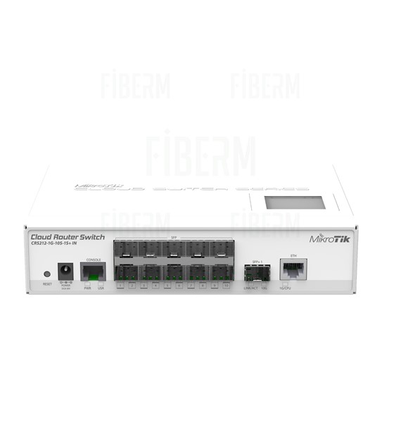 Mikrotik Cloud Router Switch CRS212-1G-10S-1S+IN 1x 10/100/1000, 10 x SFP, 1x SFP+