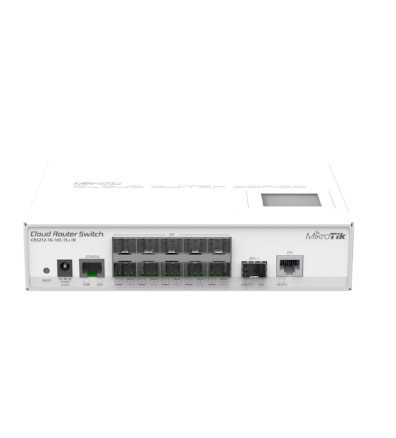 Mikrotik Cloud Router Switch CRS212-1G-10S-1S+IN 1x 10/100/1000, 10 x SFP, 1x SFP+