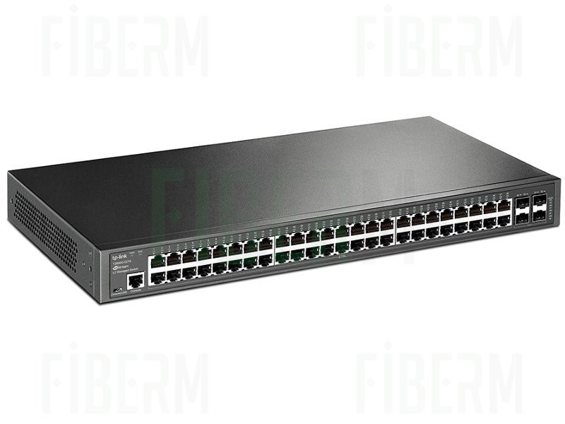 TP-LINK T2600G-52TS Řízený přepínač 48 x 10/100/1000 4 x SFP
