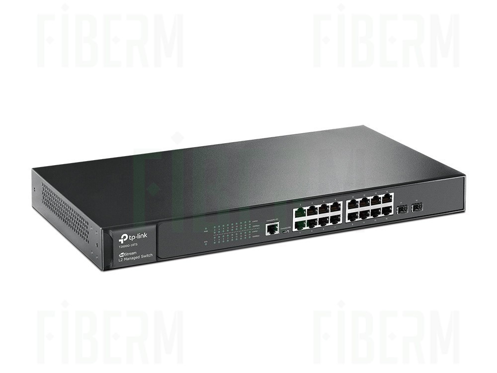 TP-LINK T2600G-18TS Switch zarządzalny 16 x 10/100/1000 2 x SFP