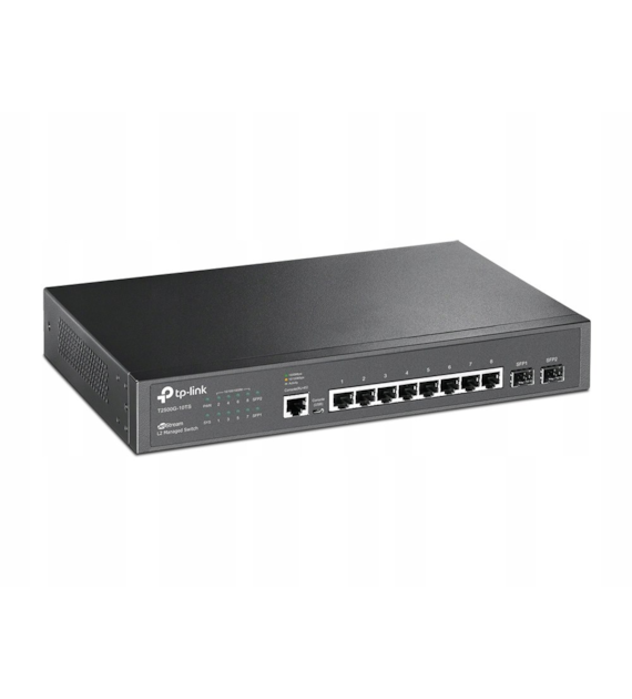 TP-LINK T2500G-10TS Switch zarządzalny 8 x 10/100/1000 2 x SFP