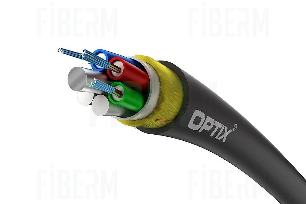 OPTIX Kabel światłowodowy ADSS-XOTKtsdD 24J (2x12) 2,7kN średnica 10,5mm