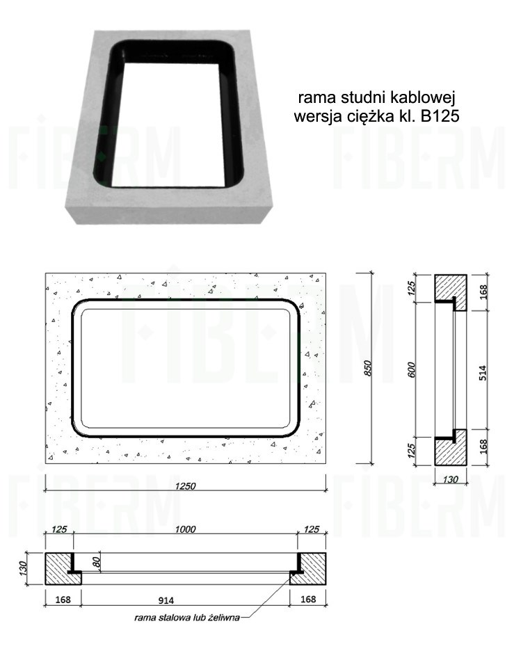 Heavy Duty Frame Class B125 for Well SKR-1