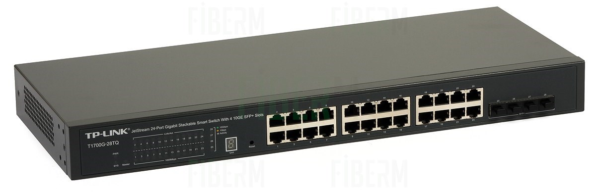 Conmutador inteligente TP-LINK T1700G-28TQ 24 x 10/100/1000 4 x SFP+