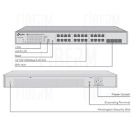 TP-LINK T1700G-28TQ Switch Smart 24 x10/100/1000 4 x SFP+