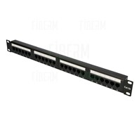FIBERM Patch Panel 24 x RJ45 CAT5E UTP 1U