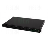 FIBERM Sliding Fiber Switch 24 x SC Simplex Rack 19` Black