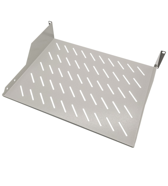 FIBERM Półka do szafy rack 19`` 2U 350mm szara