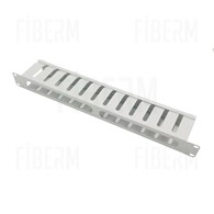FIBERM Horizontal Cable Organizer 19`` 1U Zaključavajuće Sivo