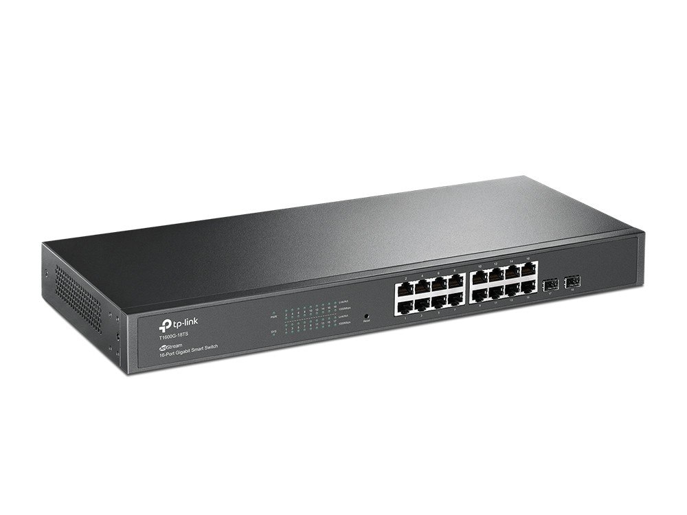 TP-LINK T1600G-18TS Switch Smart 16 x 10/100/1000 2 x SFP