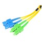 FIBERM GOLD Patchcord SC/APC-SC/UPC 3m Single Mode Duplex G652D Fiber 3