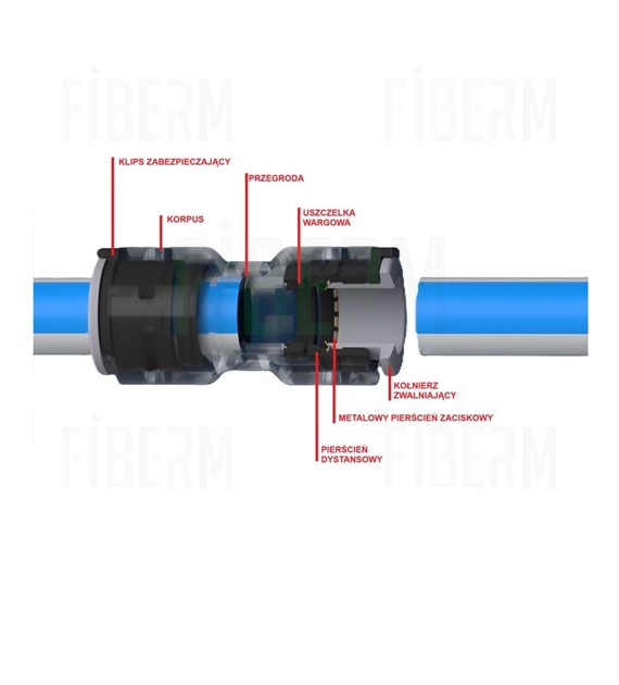 Redukční spojka pro mikrotrubku 10mm na 7/4mm