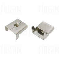 Clip / Hebilla para Cinta de Acero de 10mm Tipo L