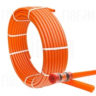 HDPE Mikrokanal fi 12/8mm - Oranžen - Boben 1000 metrov