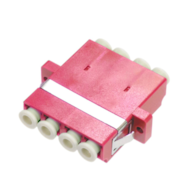 Adaptador FIBERM LC/UPC Multimodo CUÁDRUPLE OM4