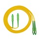 FIBERM GOLD patchcord SC/APC-SC/APC 3m Μονό Λειτουργίας Duplex Οπτική Ίνα G652D 3