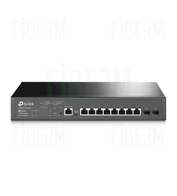 TP-LINK T2500G-10MPS Managed PoE Switch 8 x 10/100/1000 2 x SFP