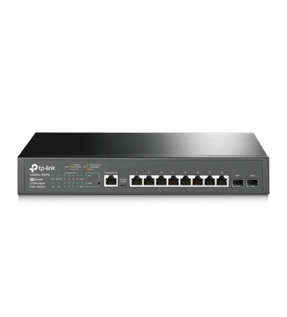 TP-LINK T2500G-10MPS Switch zarządzalny PoE 8 x 10/100/1000 2 x SFP