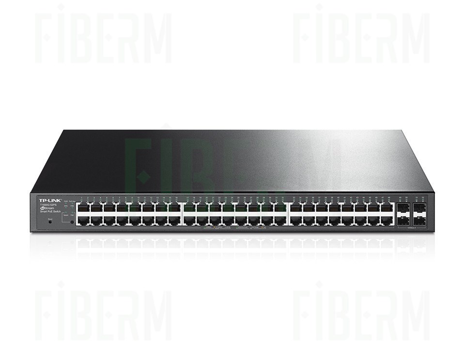 Conmutador inteligente con PoE TP-LINK T1600G-52PS 48 x 10/100/1000 4 x SFP