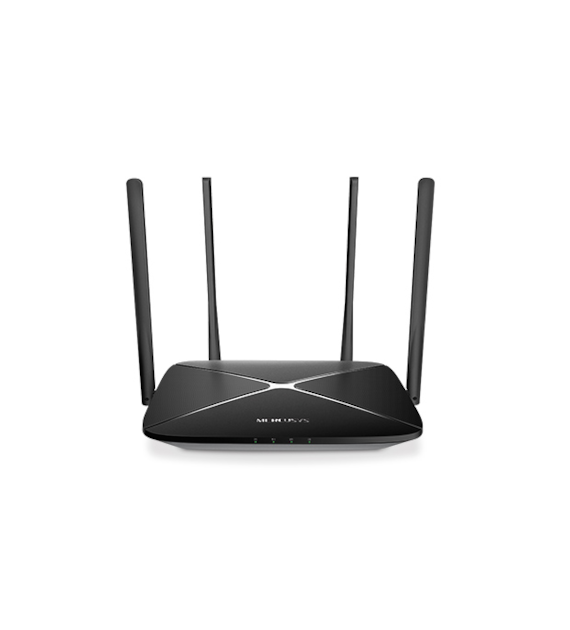 MERCUSYS AC12G WLAN-Router AC1300 1x WAN 3x LAN 4x Antenne Dual Band