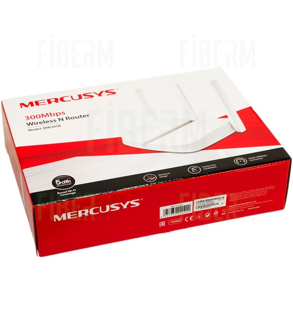 Mercusys MW305R WiFi router N300 1x WAN 3x LAN 3x anténa 2