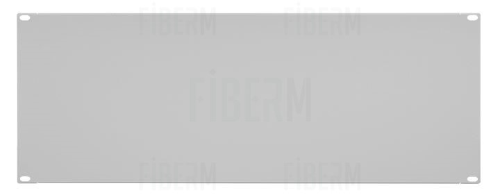 FIBERM Blanking Plate / Cover für 19-Zoll-Schrank 4U Grau