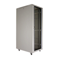 ipTIME Szafa RACK 19` stojąca 32U szer/głęb - 600/600mm szara drzwi szklane