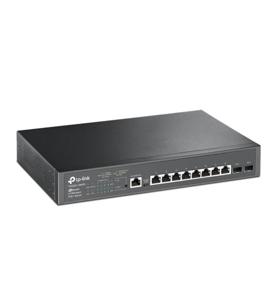TP-LINK T1500G-10MPS Switch Smart PoE 8 x 10/100/1000 + 4 x SFP
