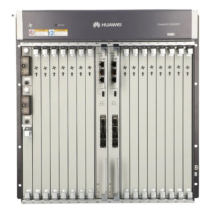 Huawei MA5800 X15 OLT 10GE, Zasilanie DC, 2x MPLA, 1x PILA