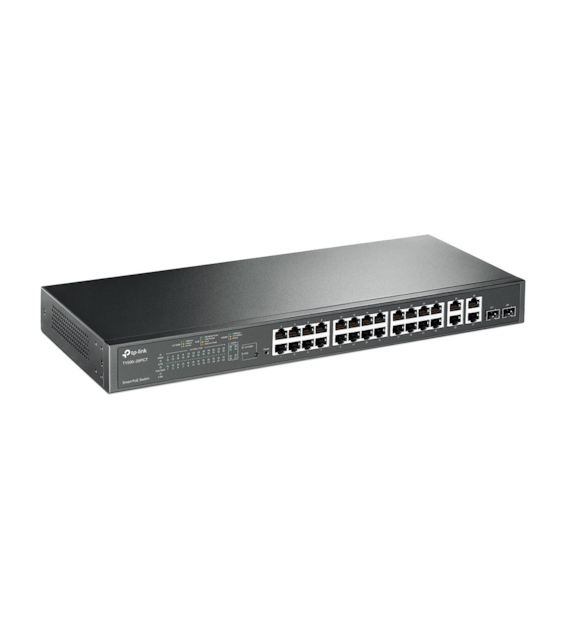 TP-LINK T1500-28PCT Switch Smart PoE 24 x 10/100 + 4 x 10/100/1000 2 x SFP