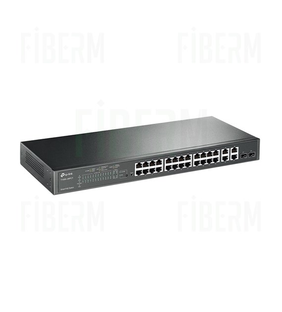 TP-LINK T1500-28PCT Smart PoE Switch 24 x 10/100 + 4 x 10/100/1000 2 x SFP